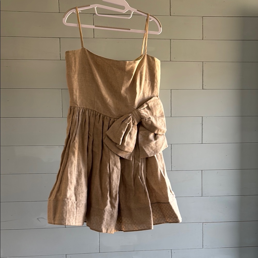 Red‎ Valentino Linen Mini Dress